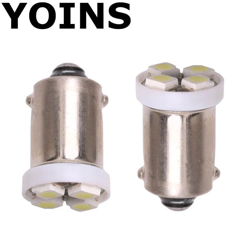 Лучшая цена 2 шт./лот T11 BA9S 1895 T4W 363 4 светодиодный 3528 SMD белый автомобиль авто