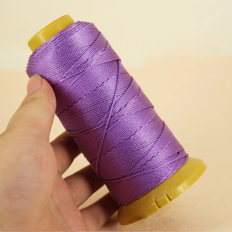 light purple 0,2 0,4 0,6 0,8 мм 1 мм из полиамида нейлоновый шнур швейные нитки веревка шелка и кожи с заостренным носком Бисер строка для Цепочки и ожерелья Браслет "сделай сам" для изготовления ювелирных изделий - Цвет: light purple