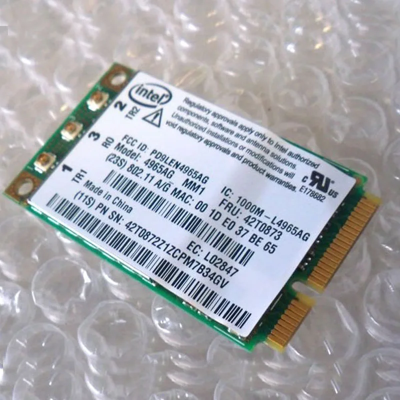 Карта Wi-Fi Int Link4965AG для Lenovo ThinkPad T61 R61 X61 X300 Series FRU 42T0873 | Компьютеры и офис