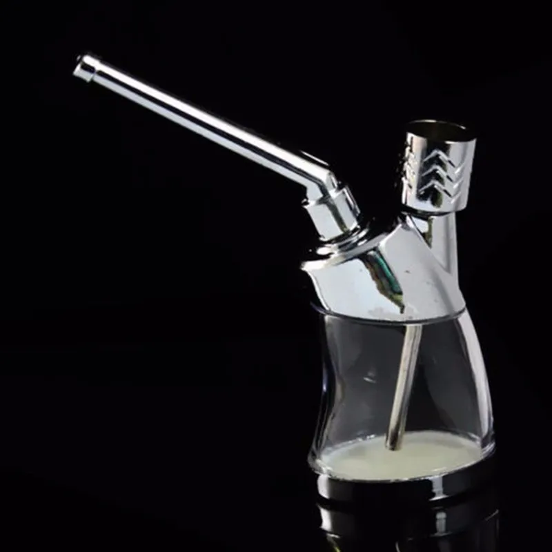 Новые популярные бутылки водопровод переносной мини-кальян табак для кальяна курительные трубы подарок Здоровья Металлический Трубчатый фильтр