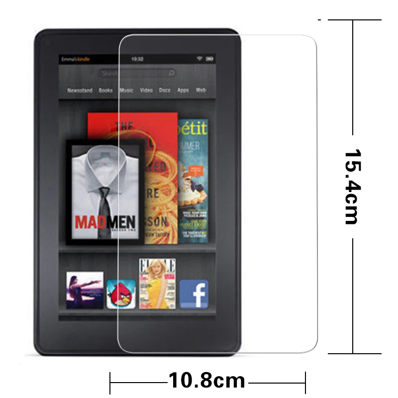 

Anti-shatter screen protective tempered glass film For Amazon Kindle Fire VOYAGE 6.0" tablet HD LCD Screen Protector Films