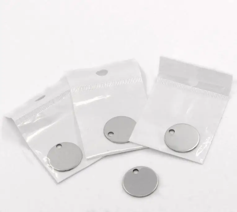 10 шт./компл. круглые подвески из нержавеющей стали 20 мм|stamping blanks|tag pendantpendant silver |