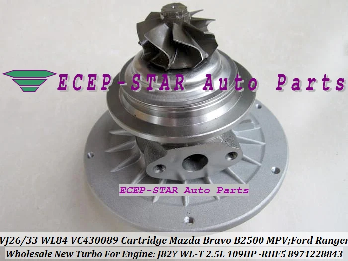 Бесплатная доставка турбокартридж CHRA VJ26 VJ33 WL84 для Mazda Bravo B2500 MPV FORD Ranger HS Double Cab с