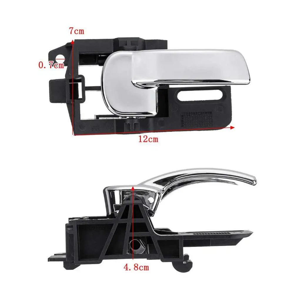 Левая/правая внутренняя дверная ручка для NISSAN QASHQAI 2007-2013 80671-JD00E 80671JD00E 80670-JD00E 80670JD00E