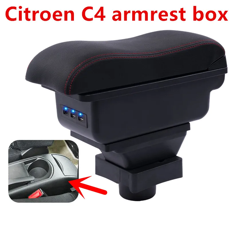 Центральный приставка для хранения консоли Citroen C4 хэтчбек 2004 2010 подлокотник