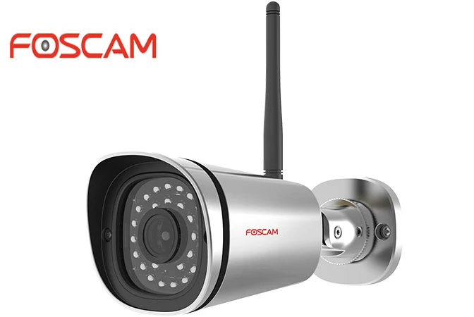Foscam FI9800P 720P Беспроводная HD IP Bullet CCTV камера с 65 футов ночного видения-серебро