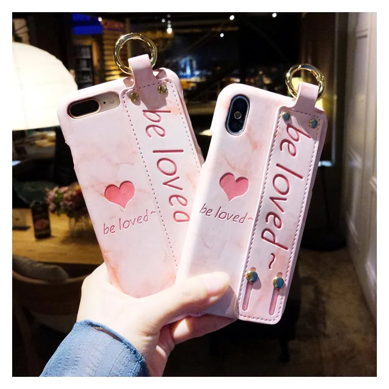 6 splus мобильный телефон оболочка Личность кожа любовь женские модели iPhonex браслет