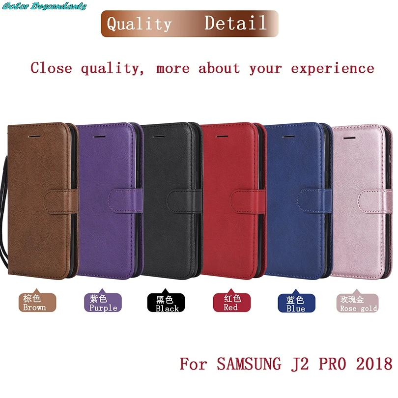Для samsung J2 Pro 2018 J250F чехол Высокое качество Флип кожаный для Galaxy J250G j250M крышка