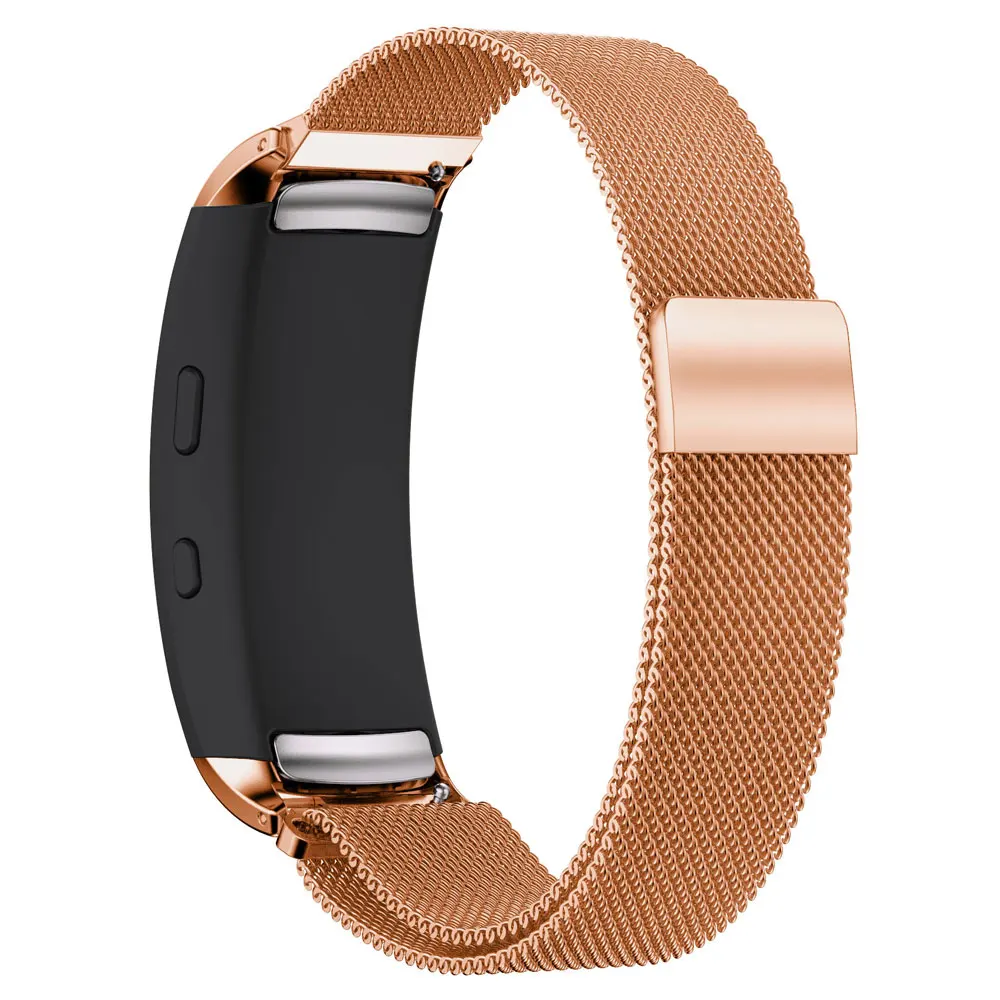Браслет из нержавеющей стали Миланская Магнитная Петля для Samsung Gear Fit 2 Fit2 Pro SM-R360