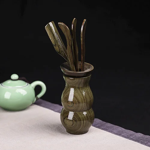 Классическая чайная церемония 6 шт. набор аксессуаров для кунг-фу из черного