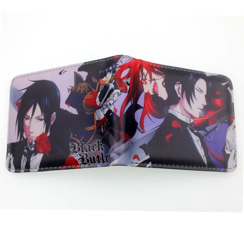 Кошелек из аниме Черный Батлер мужской кошелек для косплея с карманом