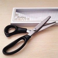 new 357mm zigzagwave professional dressmaking pinking shears fabric leather crafts upholstery tailor zig zag cut scissors