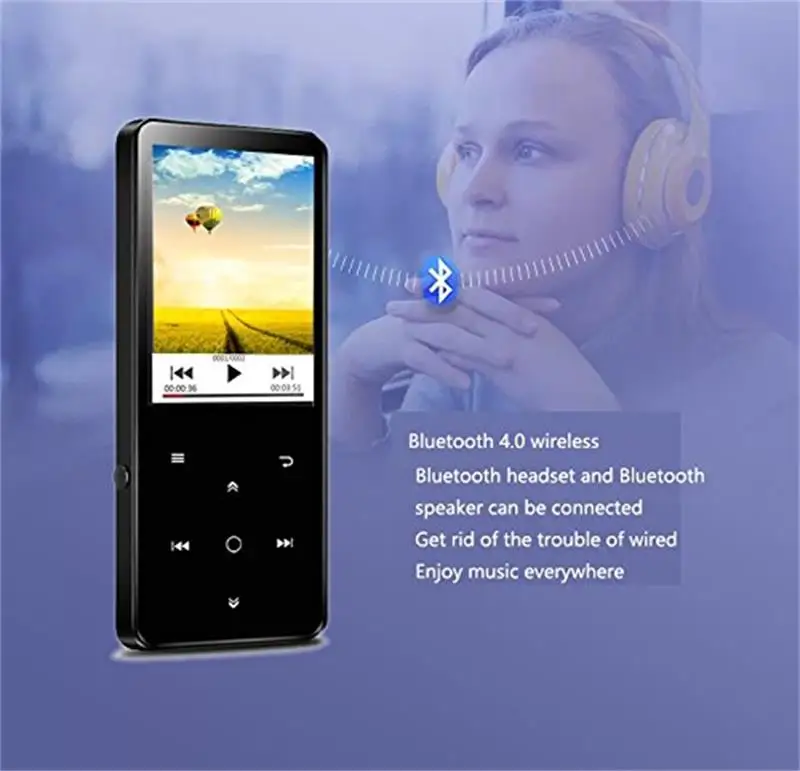 Mp4 плеер с поддержкой Bluetooth 16 ГБ сенсорной кнопкой|MP4-плееры| |