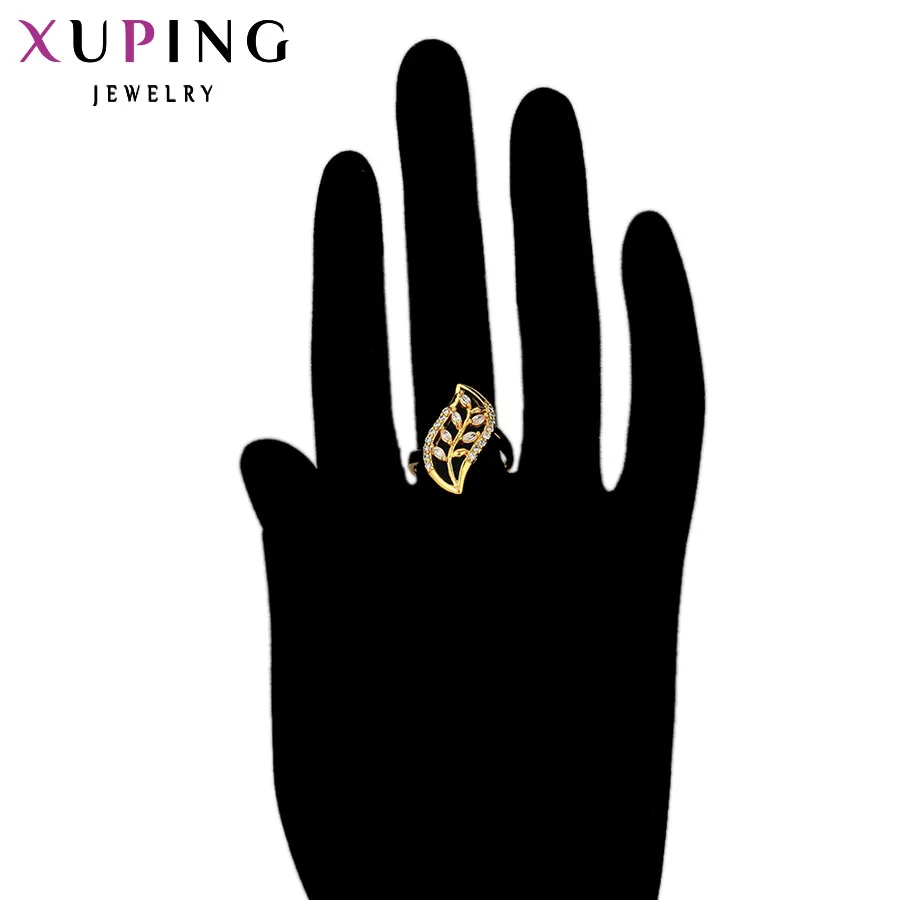 Xuping, модные кольца, очаровательные, позолоченные, ювелирное изделие, подарок для девушек, женщин, продвижение, вечерние, имитация ювелирных изделий, Рождество, S31, 5-10267