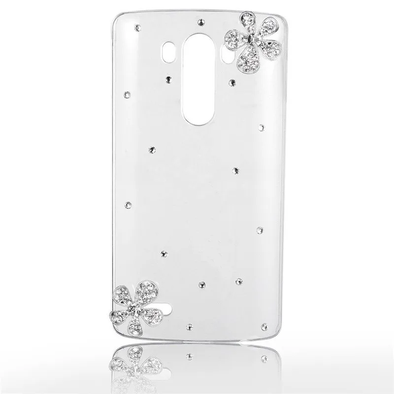 Роскошные 3D Стразы шикарные бриллианты чехол для телефона LG G5 G6 G7 ThinQ Stylo 3 4 X Power 2 V20
