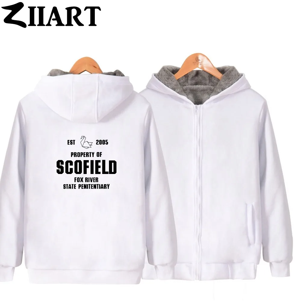Бумажный журавль EST 2005 побег из тюрьмы свойство scofield fox river state girls Women Full Zip Winter Plus