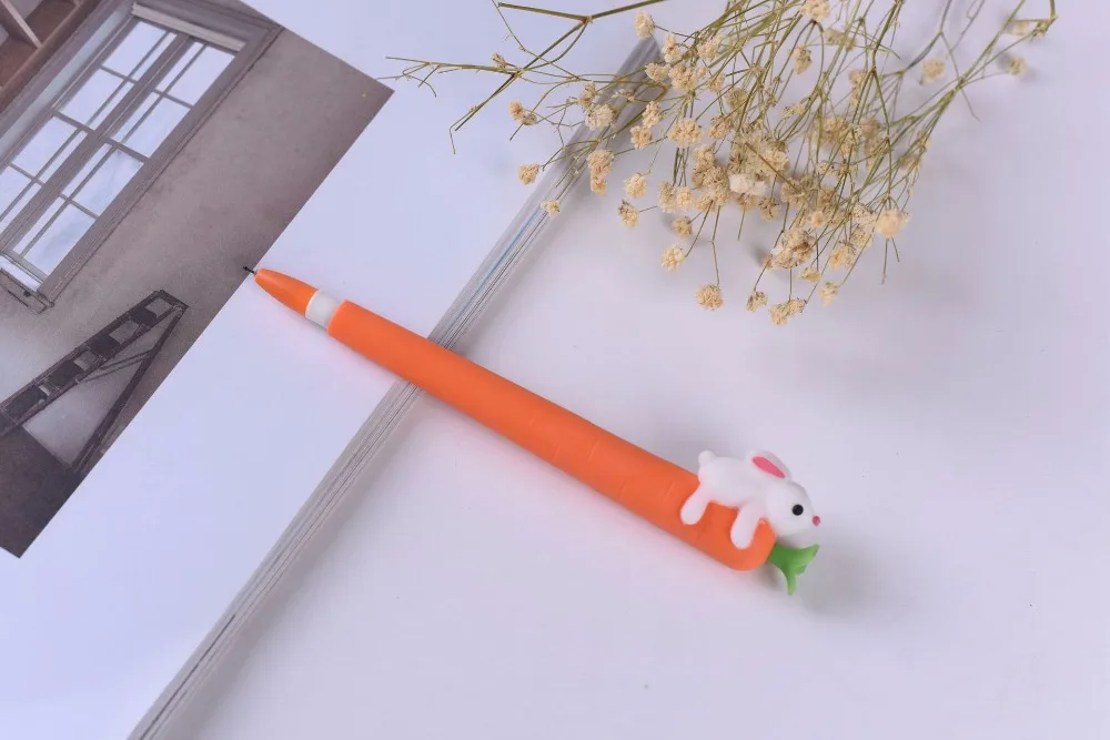 Креативная ручка в виде моркови, редиска, фирменная ручка, Escolar Papelaria, школьные офисные принадлежности, рекламный подарок