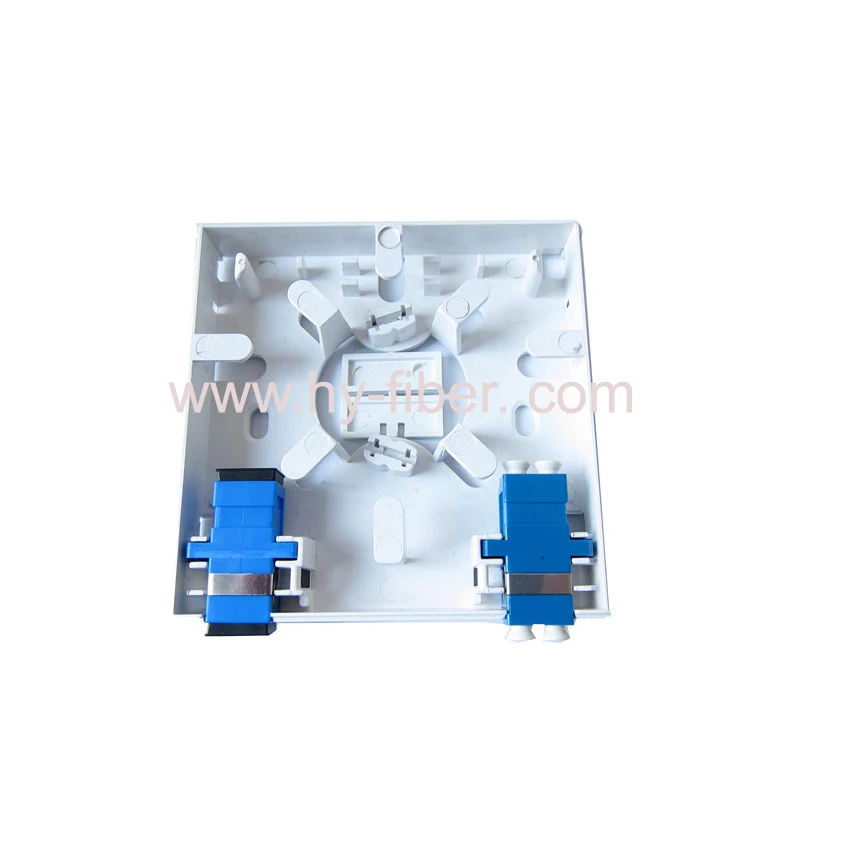 2 ядра FTTH настенная розетка 8686 Тип настольная коробка без адаптера FTTx Terminall