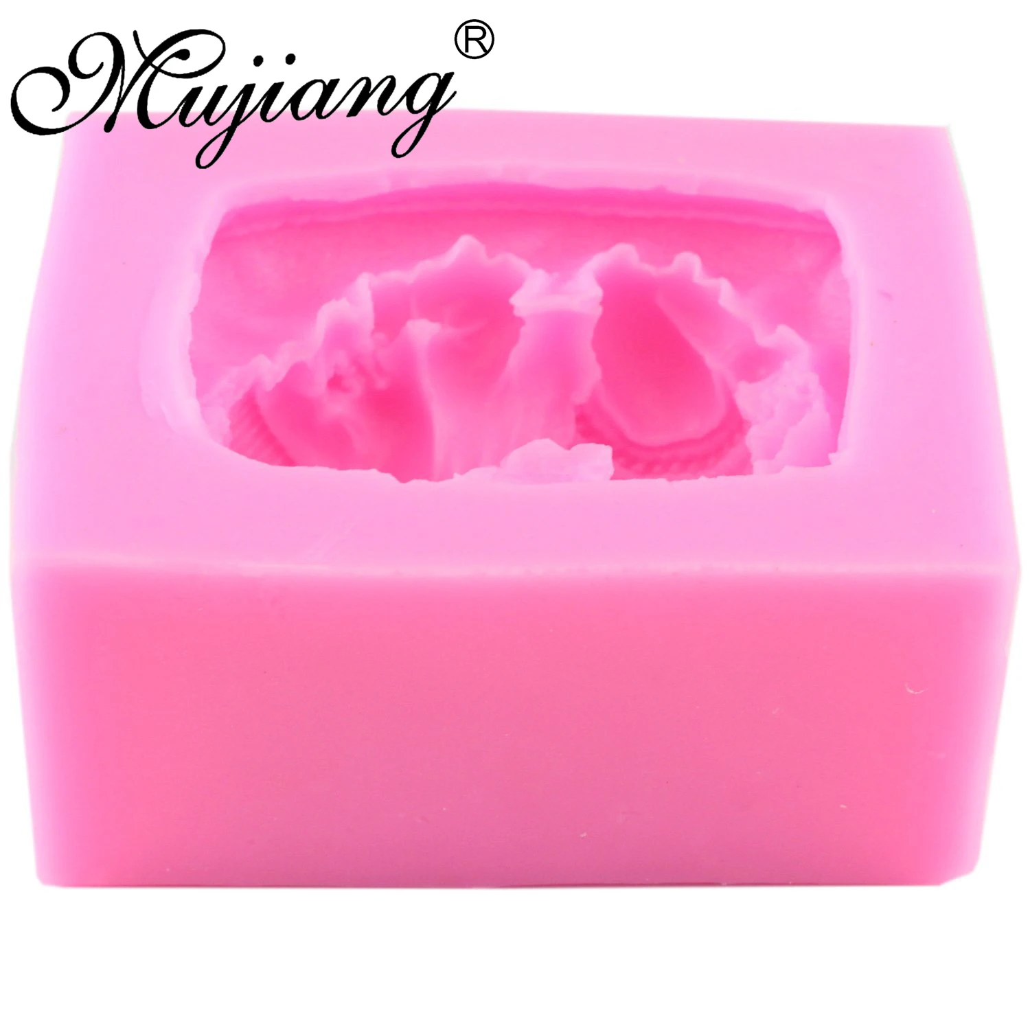 Муцзян Сделай Сам Спящий ребенок делая конфеты помадной силиконовые формы