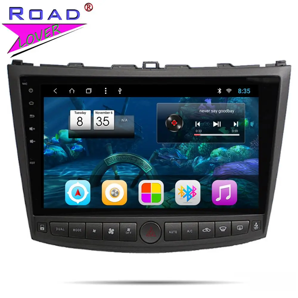Автомагнитола Android 8 1 автомобильный радиоприемник Восьмиядерный dvd плеер для Lexus