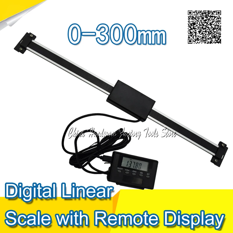 Free Shipping 0-300mm Readout Digital Liner Scale with Remote Display External High Accuracy Measuring Tool | Инструменты