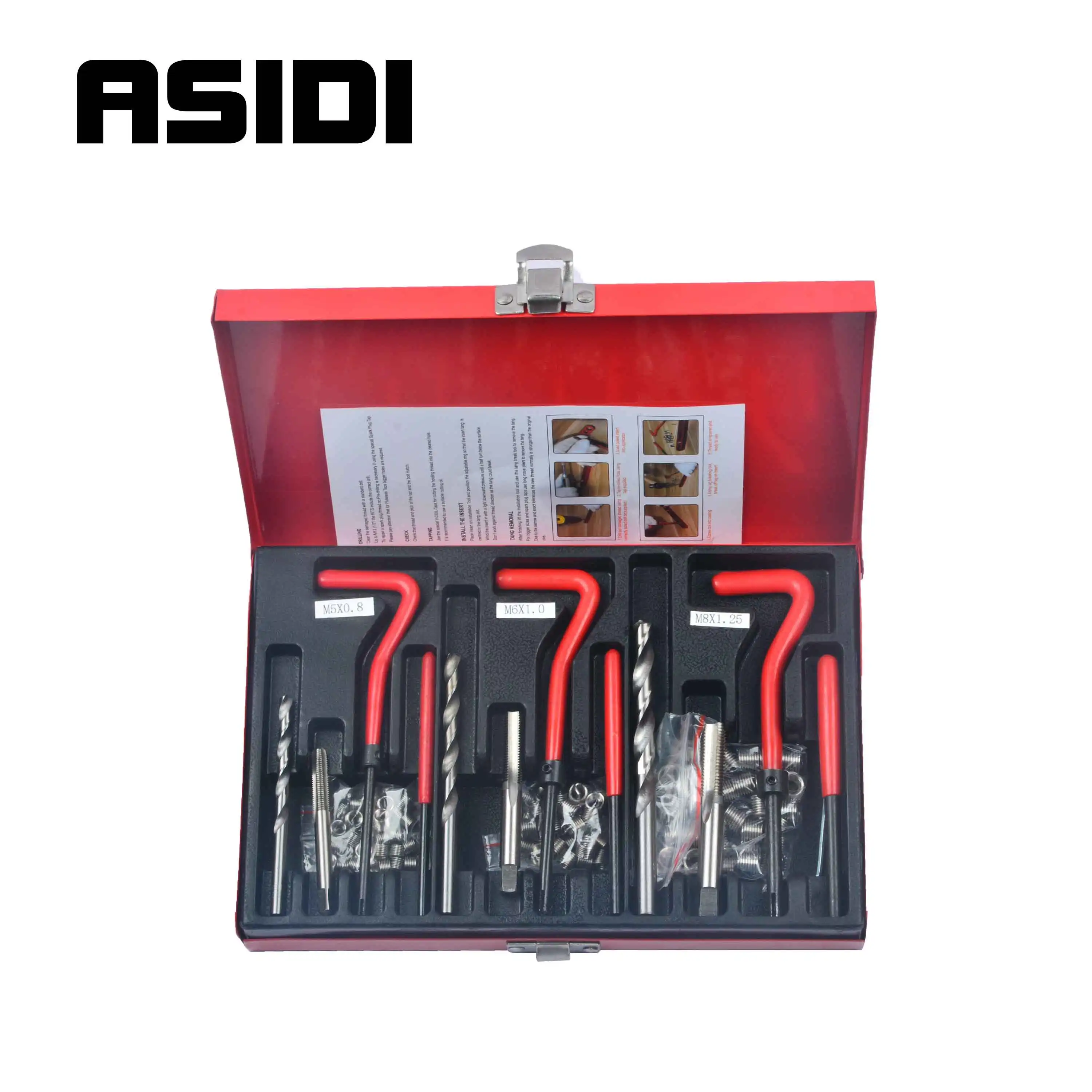 Набор для ремонта резьбы 103 шт. набор вставок отдачи сверло инструменты гаража M5 X