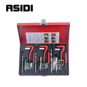 Набор для ремонта резьбы 103 шт., набор вставок для отдачи, сверло, инструменты для гаража M5 X 0,8 M6 X 1 M8 X 1,25 SK1837