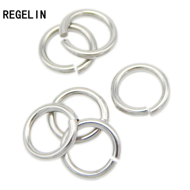 Регулируемые кольца из нержавеющей стали 100 шт./лот|jump rings silver|split ring connectorsring connector |
