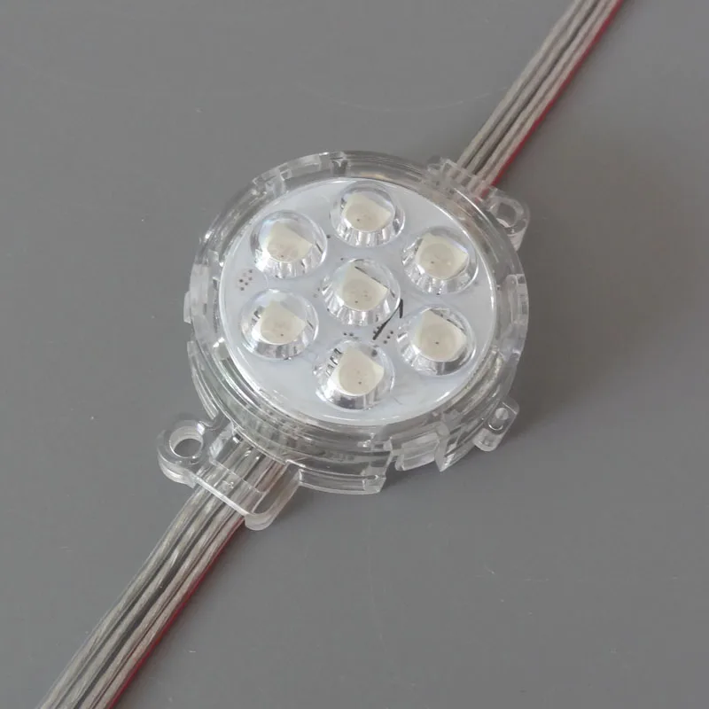 50 мм Диаметр UCS1903 диффузный Светодиодный пиксельный модуль полноцветный 5050 SMD RGB