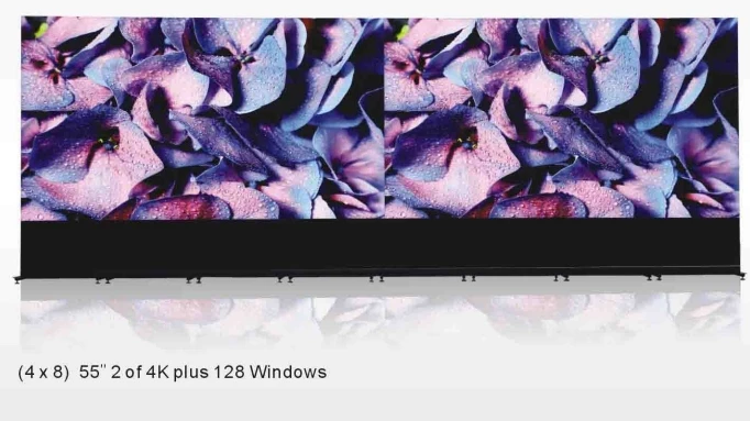 4k plus Full HD LCD video wall 0 mm bezel Spliced video wall 4x8 lg panel 55'' PIP Roaming LCD video wall