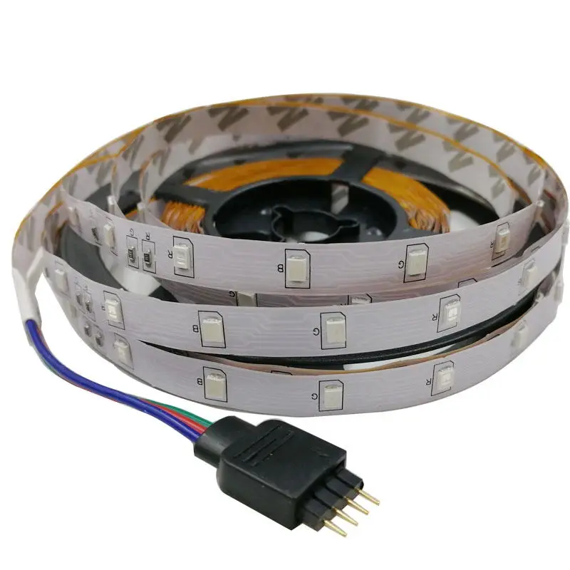 Цветная (RGB светодиодный полосы светильник 5 м SMD 2835 белый/теплый белый красного