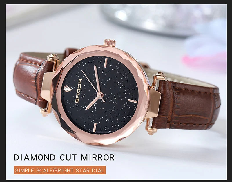 Женские часы нового 2020 года уникальный дизайн зеркал часов красные розовые белые