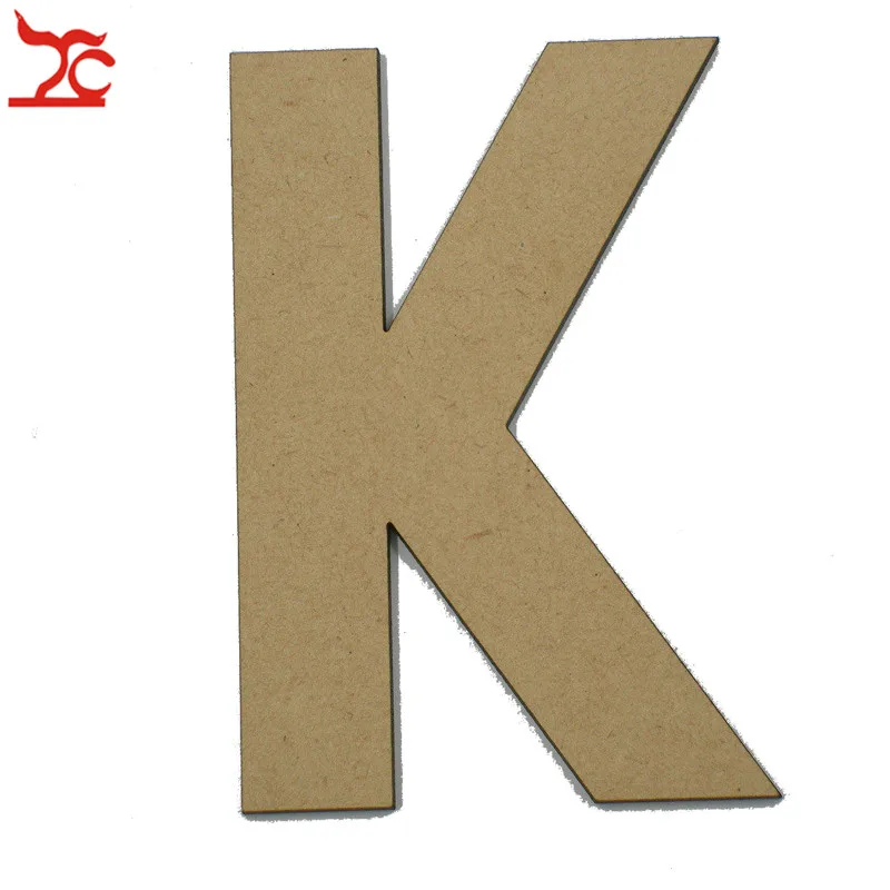 K 30cm Творческий 30 см большой деревянный буквы слова DIY деревянные буквы Алфавит имя лем для ювелирного магазина бренд тег настенный дисплей полка стенд - Цвет: K 30cm