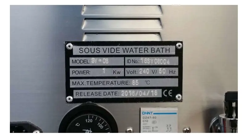 Sous Vide Мультиварка 8л 85 градусов постоянная низкая температура кухонная машина с микрокомпьютерным управлением Коммерческая поварская машина