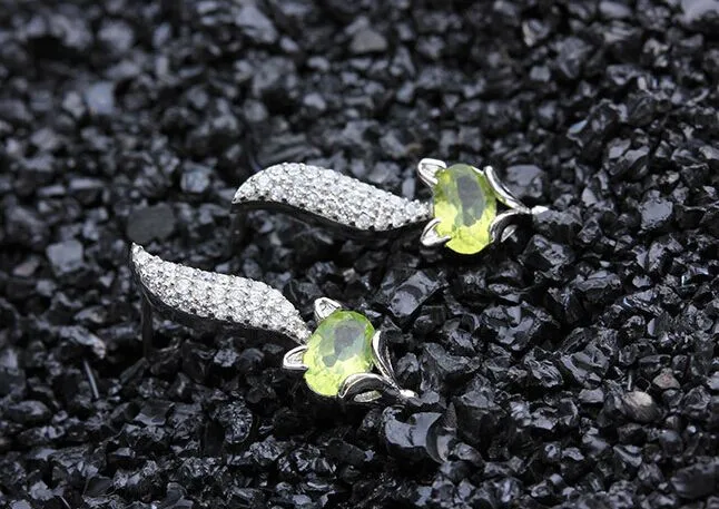 Женские вечерние Ги-гвоздики из серебра 925 пробы | Украшения и аксессуары