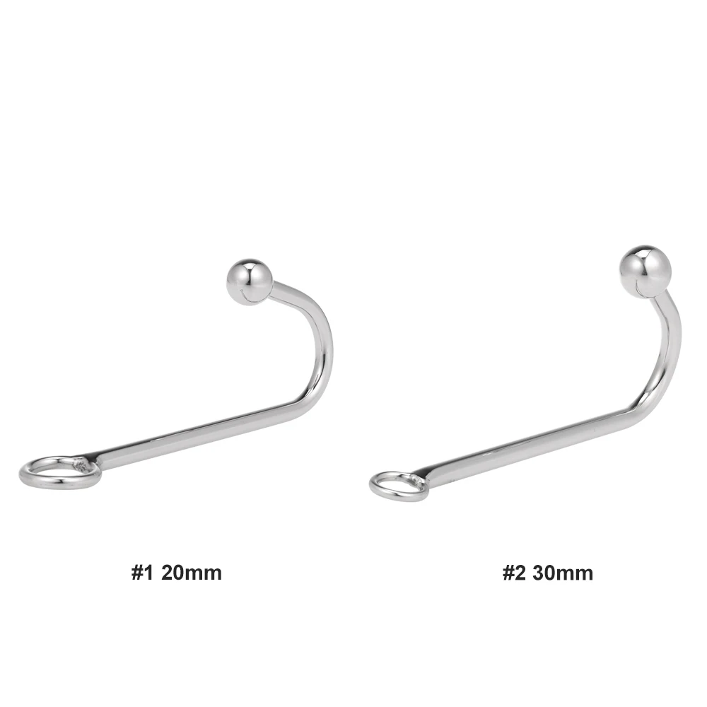 Metal Anal Butt Plug &amp Prostate Massager Hook With Balls Anus Rod Beads Sex Toy For Couples Gay Fetish Bondage 3 Types | Красота и