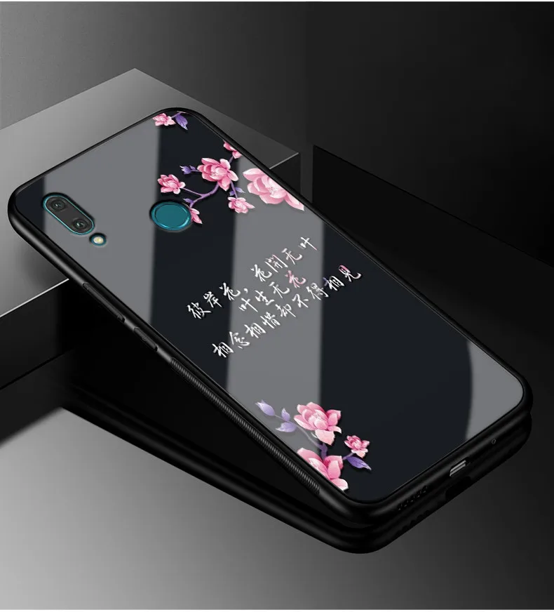 25 Для huawei P Smart чехол для оргстекло PC чехол для телефона черный ТПУ бампер для huawei Honor 10 Lite Крышка P Smart 6,21 - Цвет: 25