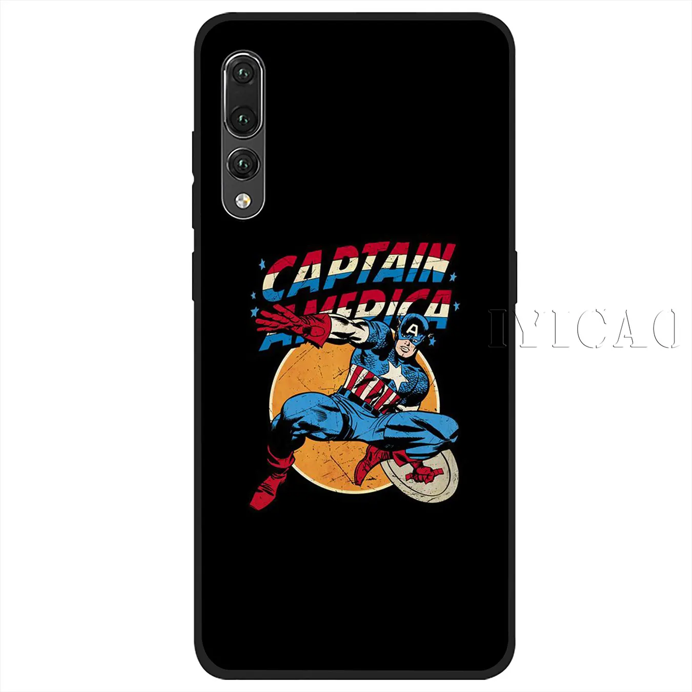 IYICAO Марвел Мстители Мягкий силиконовый чехол для телефона Huawei P30 P20 Pro P10 P9 P8 Lite Mini