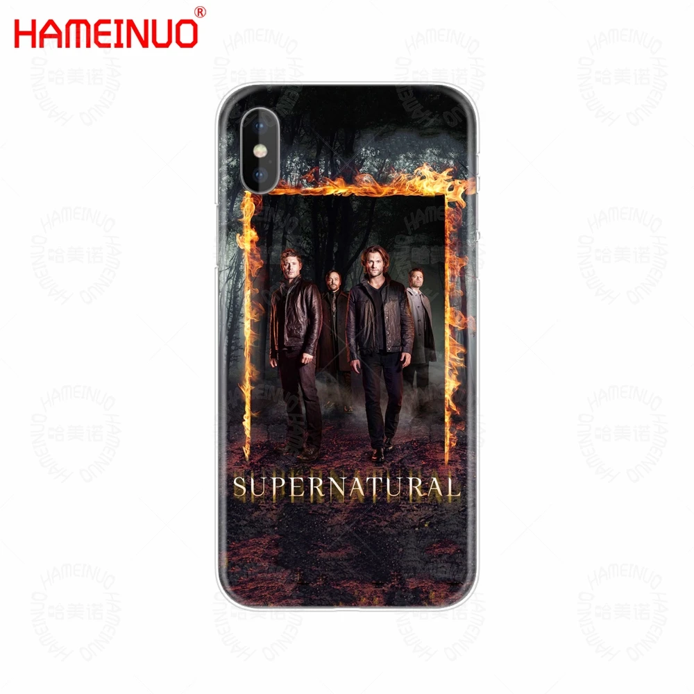 HAMEINUO Сверхъестественное Jensen Ackles Jared Padalecki Чехол для мобильного телефона для iphone X 8 7 6 4 4S 5 5S SE 5c 6s plus - Цвет: 40511