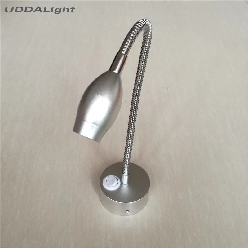 Регулируемый настенный светильник для чтения мягкий свет с s образной гибкой