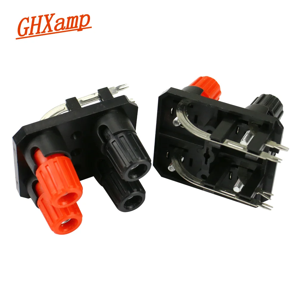 Клеммная колодка усилителя GHXAMP изогнутая Четырехпозиционная аудиовыход разъем
