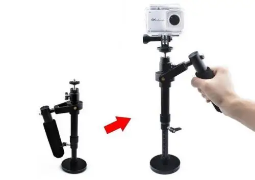Регулируемый ручной карданный Стабилизатор Steadycam Steadicam для Gopro Phone XiaoYi SJCAM