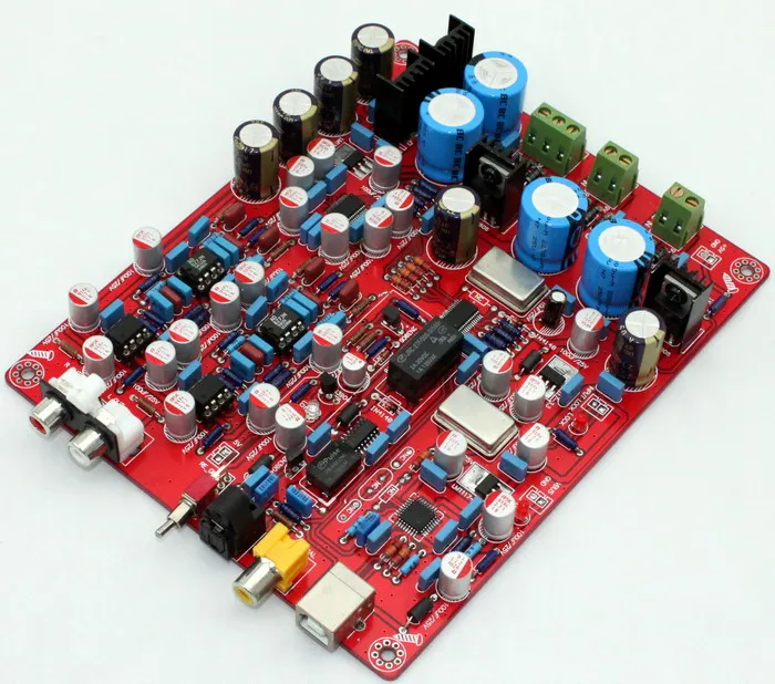 Плата декодера DAC AUDIO WM8741 + PCM2706 с использованием программы WM8805 AD827 NE5534|Усилители