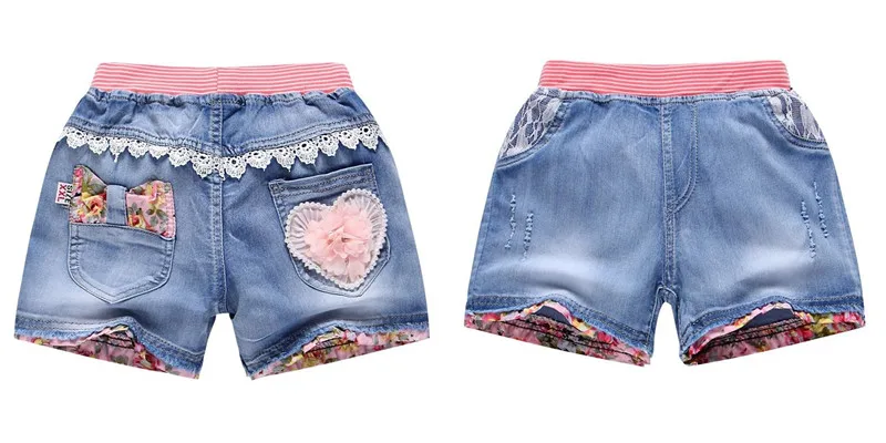Sunga Infantil Praia Menino/короткие шорты для девочек; коллекция года; летние детские шорты; джинсы для девочек с милым рисунком кролика; детские штаны с цветочным рисунком