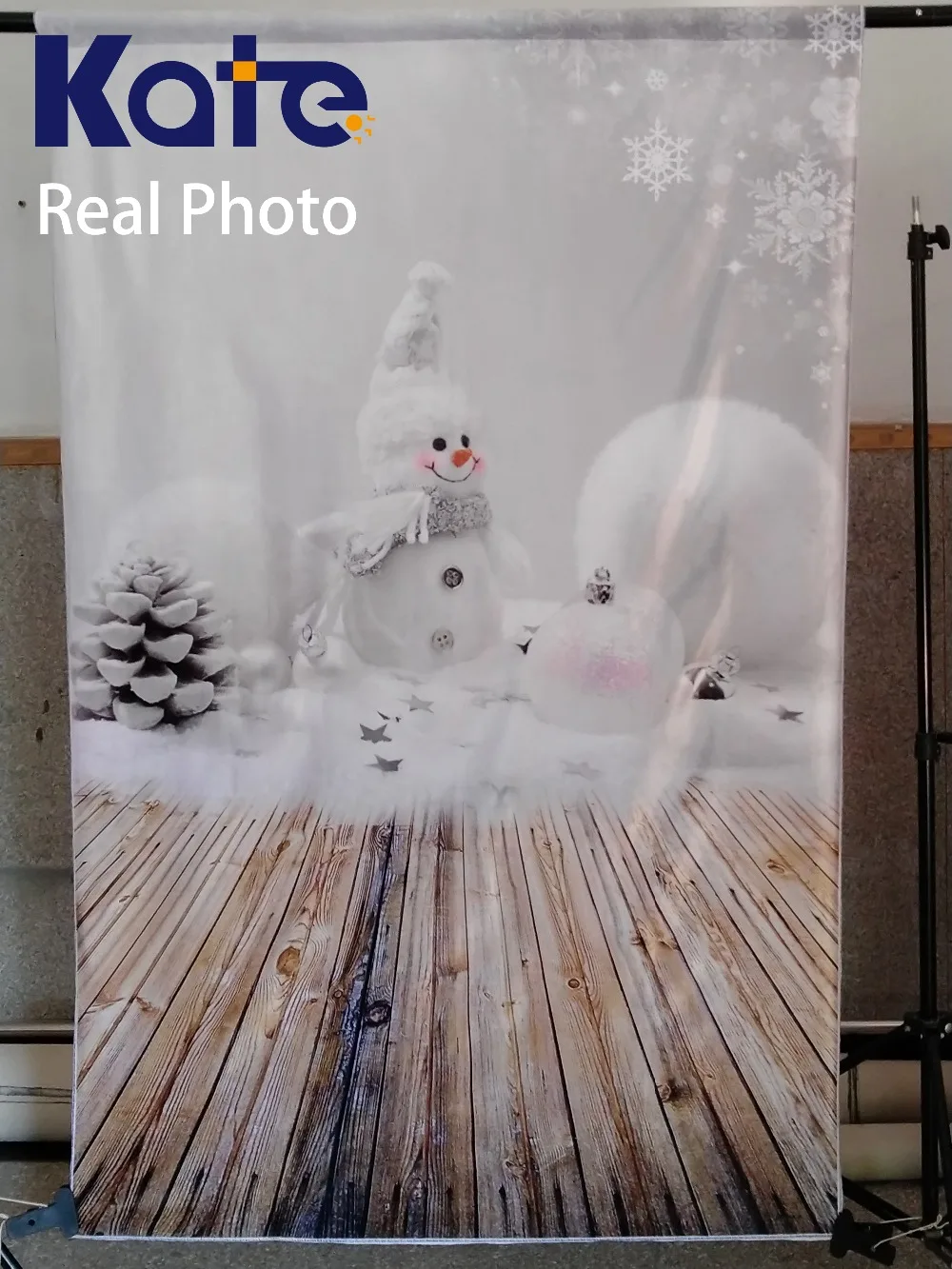 KATE 5x7ft детей рождественский фон для дома Boneco De Neve фон болы Navidad фоновая декорация с дощатым полом для фотосессии новорожденных