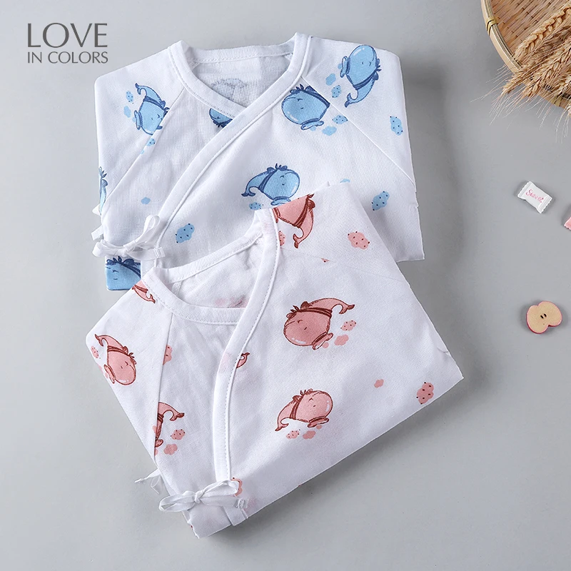 Loveincolors ребенок все хлопковый комбинезон с длинными рукавами для новорожденных