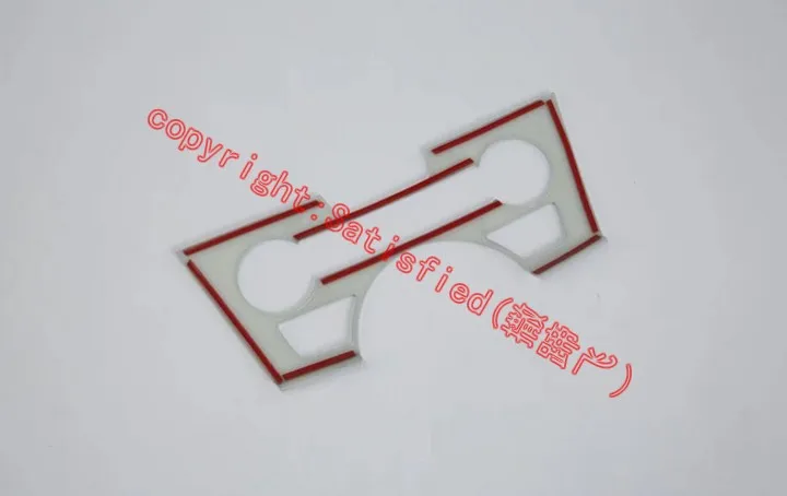 

ABS Pearl Chrome Air-condition Switch Around Cover Trim For Acura CDX 2017 2018
