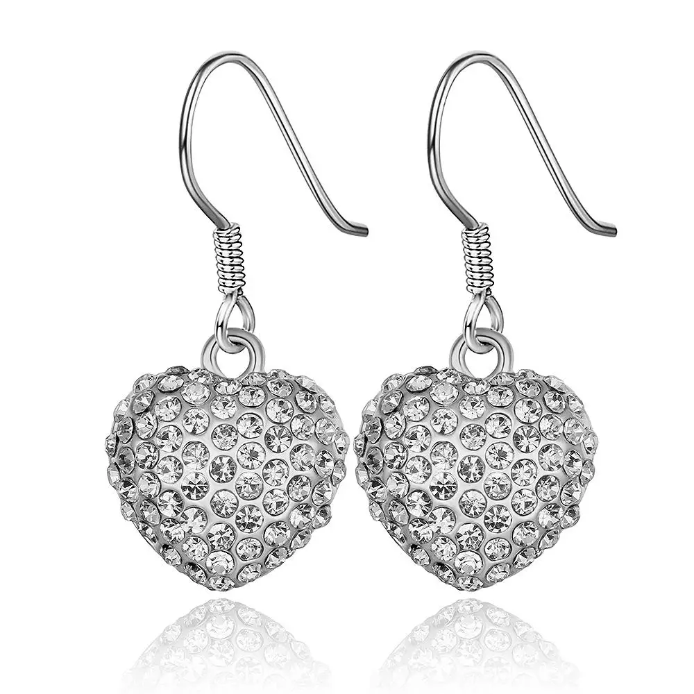 Сердце VGE1126 # болтаются серьги золотые украшения мужские золотистые для женщин cc