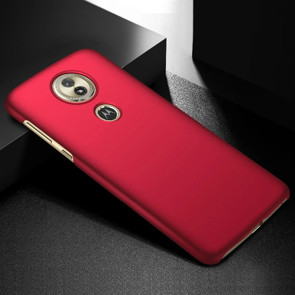 Чехол для Motorola Moto G7 E5 Plus G5S с полной защитой жесткие Матовые чехлы из