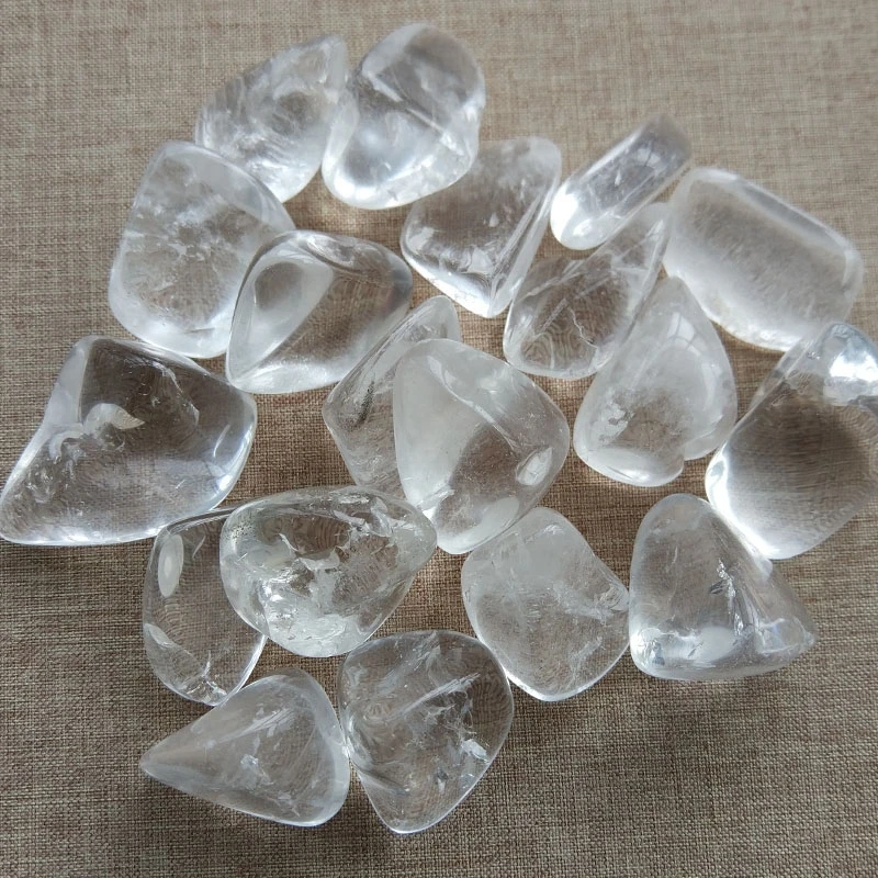 100 г Натуральные Большие кусочки белого хрустального гравия зернистый цветочный